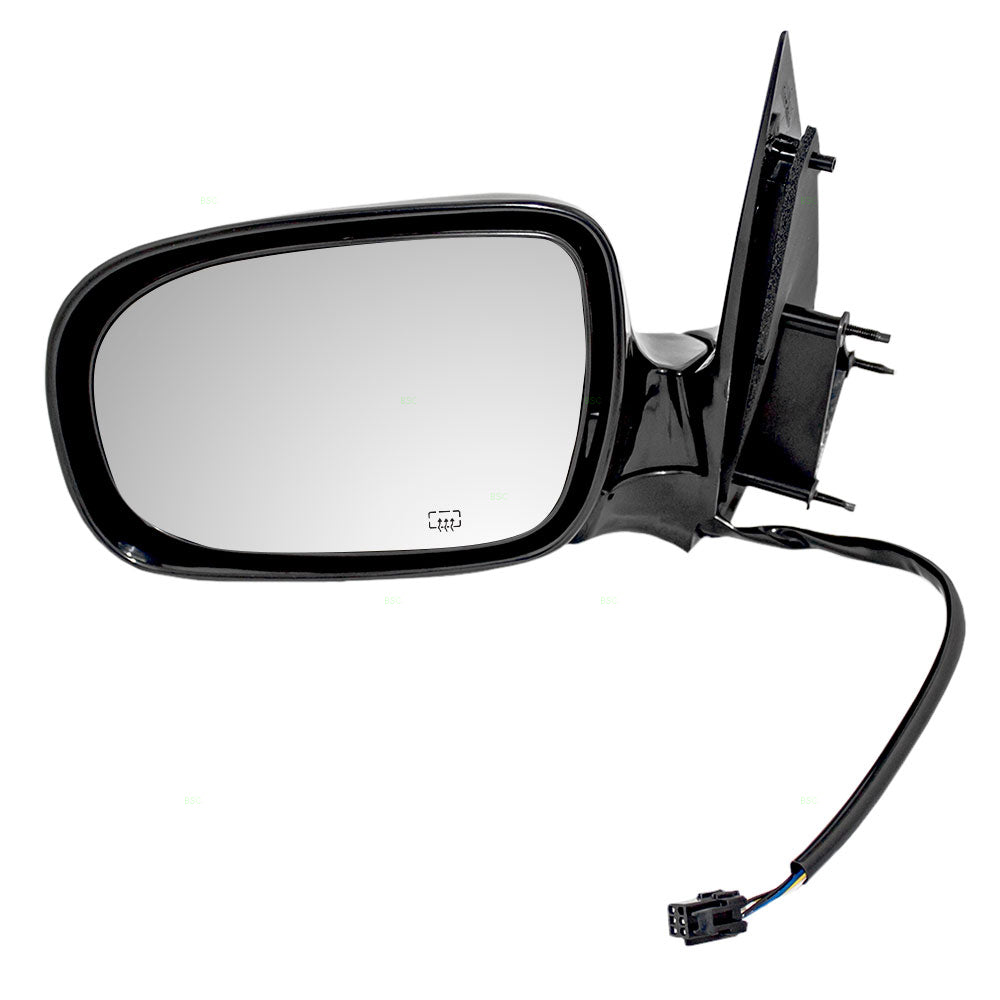 Brock Replacement Driver Power Side Door Mirror Heated Compatible with Uplander Trans Sport Relay Montana/SV6 Venture Silhouette Van