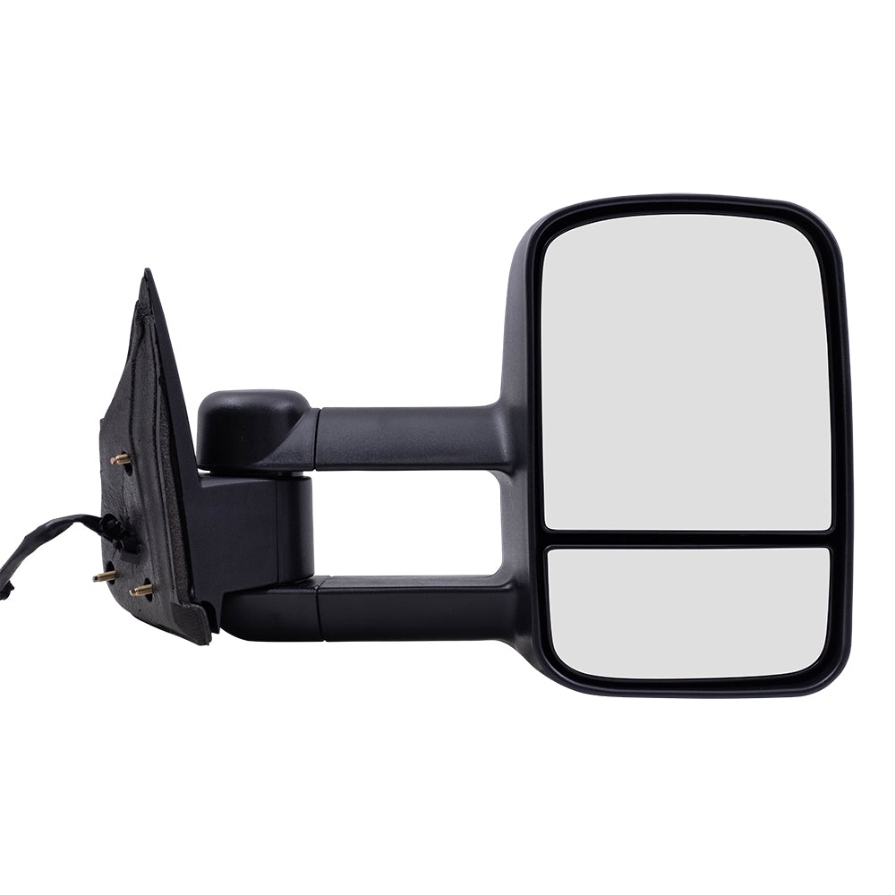 Brock Replacement Passenger Telescopic Tow Power Performance Mirror Heated Compatible with 03-06 Silverado Sierra Avalanche Suburban Tahoe Yukon & XL