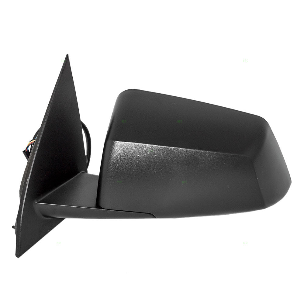 Brock Replacement Driver Power Side Door Mirror Heated Manual Folding Compatible with Outlook Acadia Traverse