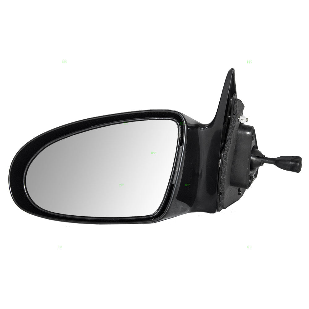 Brock Replacement Driver Manual Remote Side Door Mirror Non-Folding Compatible with 1993-1997 Prizm 94855360