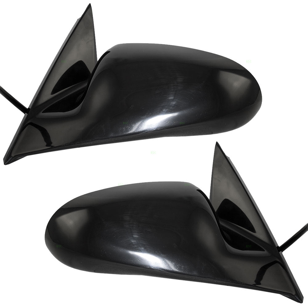 Brock Replacement Driver and Passenger Set Power Side Door Mirrors Ready-to-Paint Compatible with 2000-2005 Bonneville 25736283 25736282