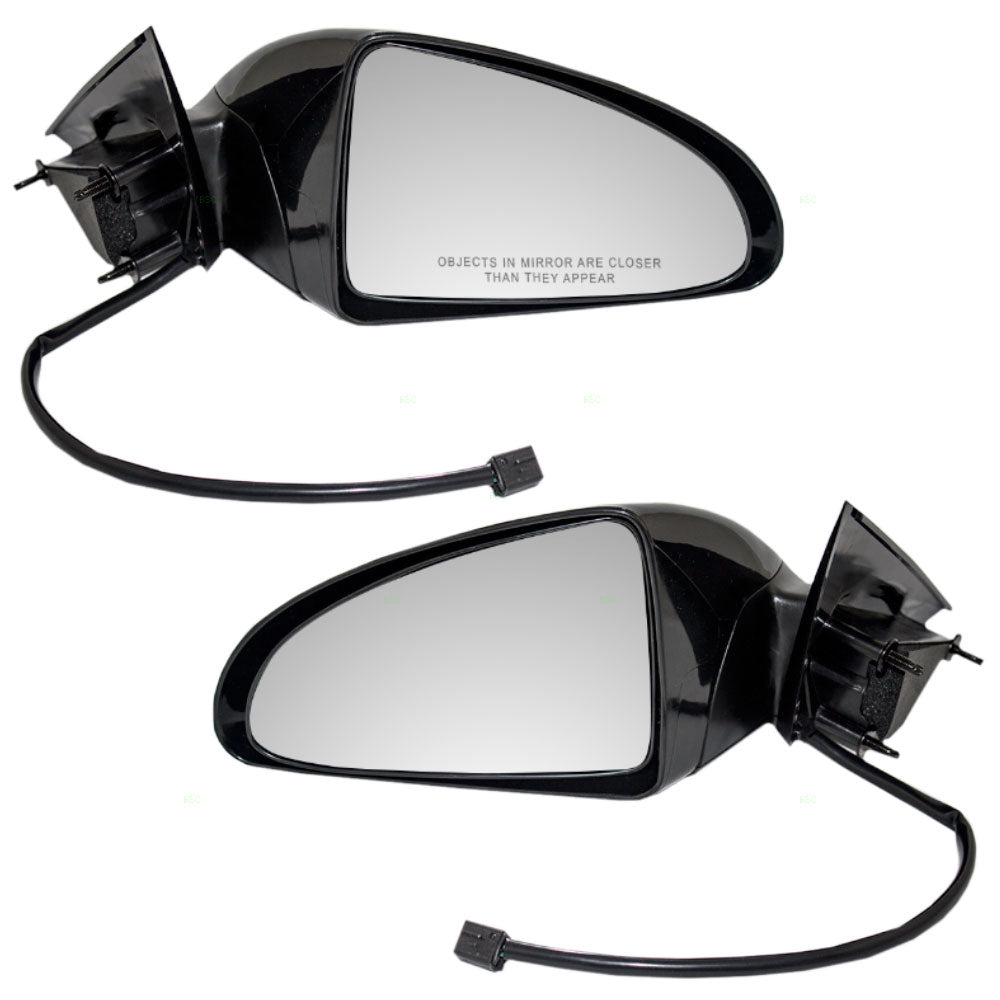 Replacement Driver and Passenger Power Side Door Mirrors Compatible with 2005-2010 G6 Sedan 20833063 20833062