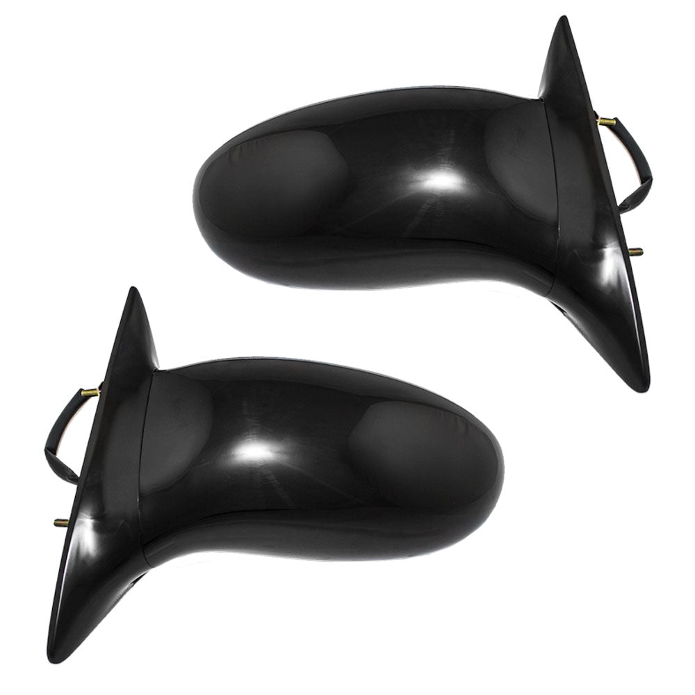 Replacement Driver and Passenger Set Power Side Door Mirrors Compatible with 199-2004 Alero 22676405 22676404