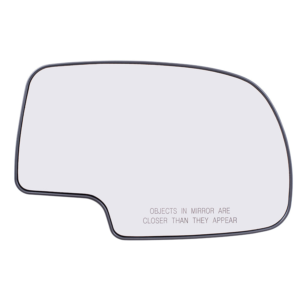 Brock Replacement Set Power Side Door Mirror Glass with Bases Compatible with 99-07 Silverado Suburban 00-06 Tahoe Sierra Yukon & XL