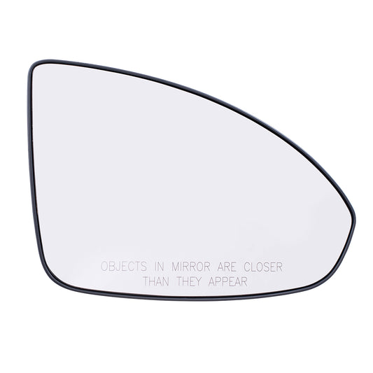 Brock Replacement Passenger Side Door Mirror Glass & Base Compatible with 2011-2015 Cruze 2016 Cruze Limited 95215095