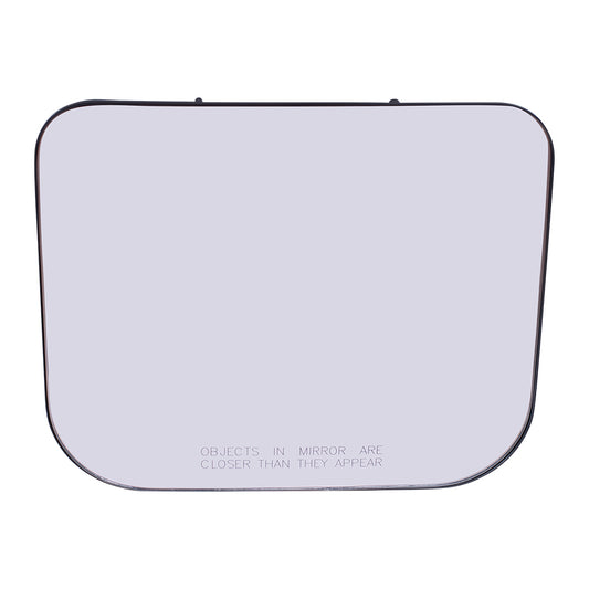 Brock Replacement Lower Mirror Glass and Base without Heat Compatible with 03-09 Kodiak 03-09 Topkick 19120559