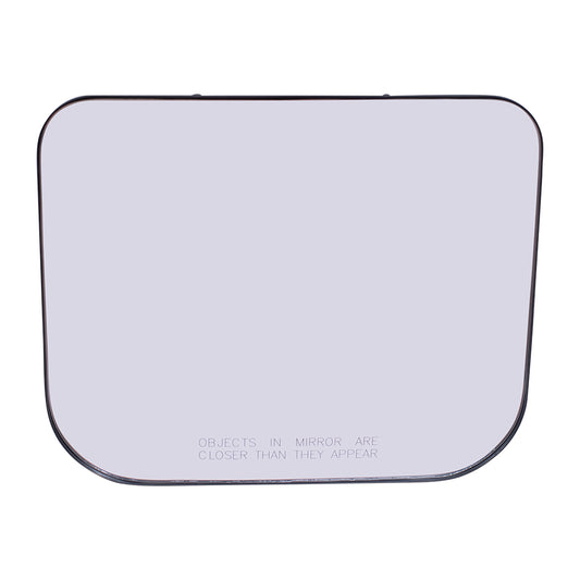 Brock Replacement Lower Mirror Glass and Base with Heat Compatible with 03-09 Kodiak 03-09 Topkick 19120556