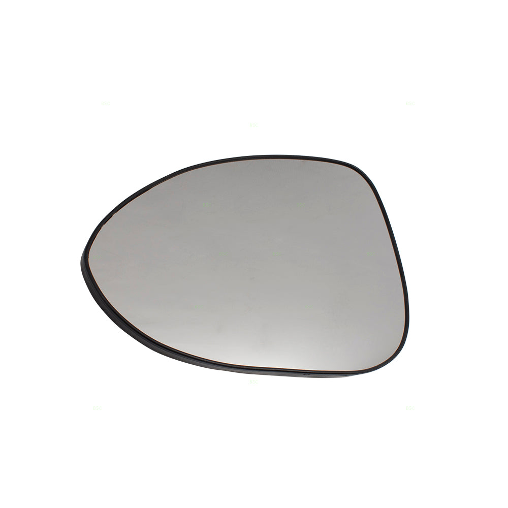 Brock Replacement Set Driver and Passenger Door Mirror Glass with Bases without Heat Compatible with 12-18 Sonic 95132581 95132593