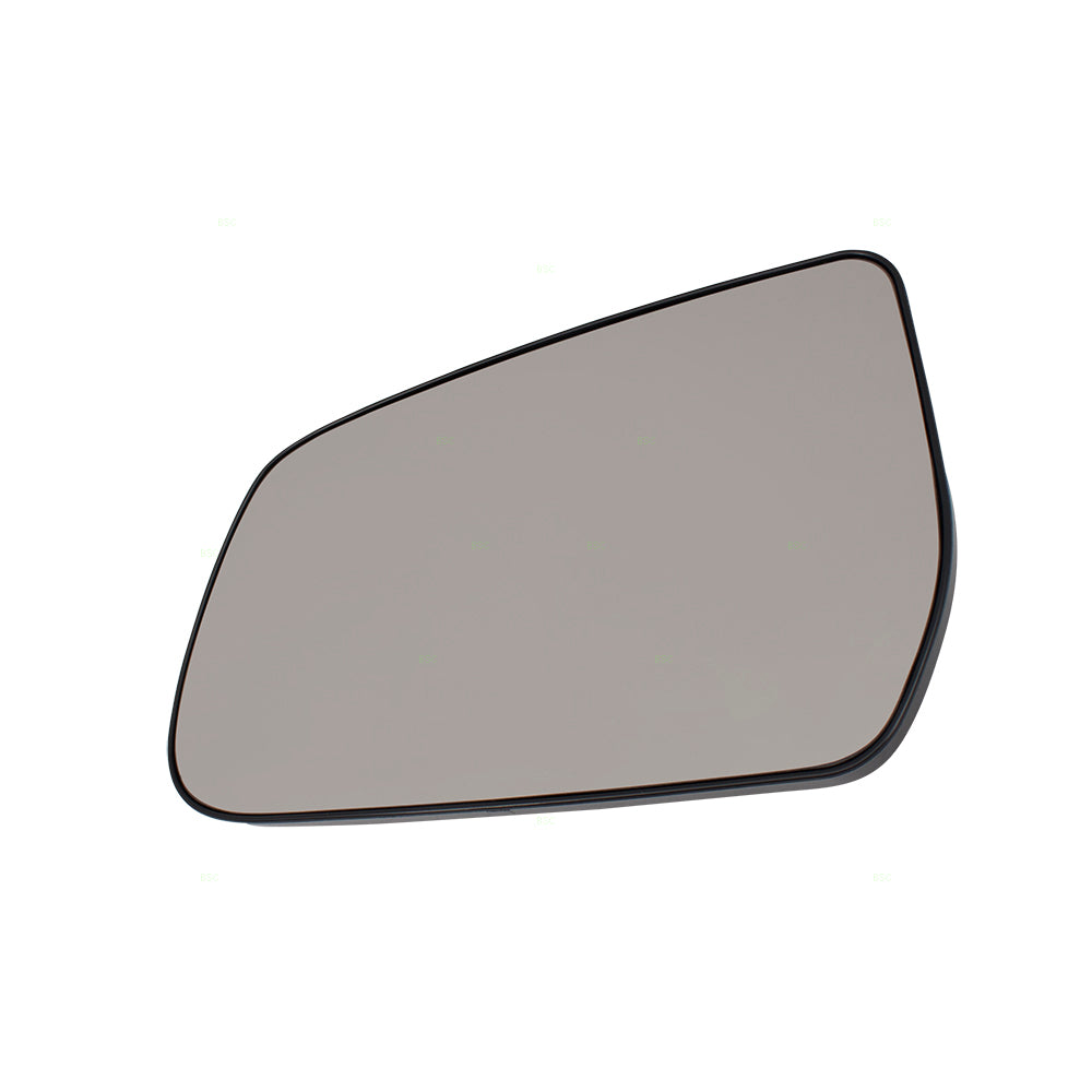 Brock Replacement Set Driver and Passenger Door Mirror Glass & Bases Compatible with 10-14 Equinox Terrain