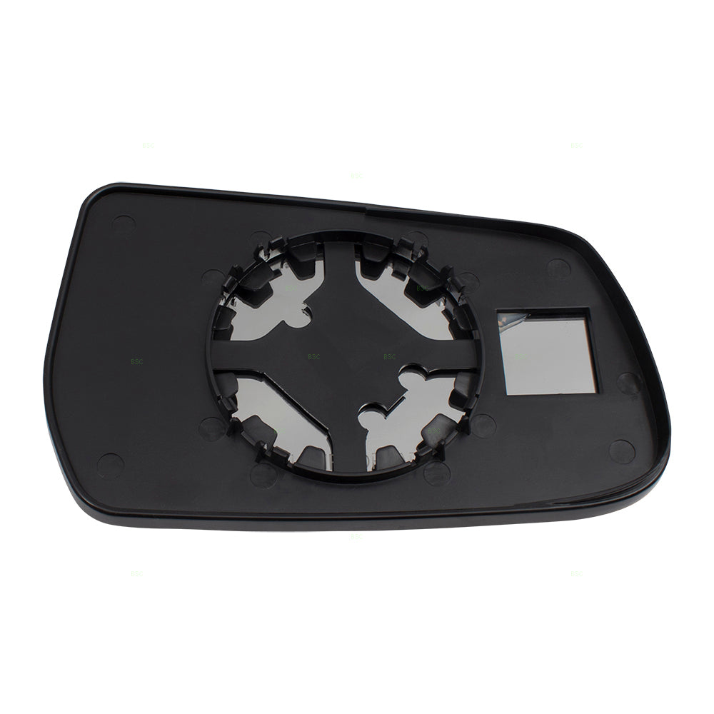 Brock Replacement Set Driver and Passenger Door Mirror Glass & Bases Compatible with 10-14 Equinox Terrain