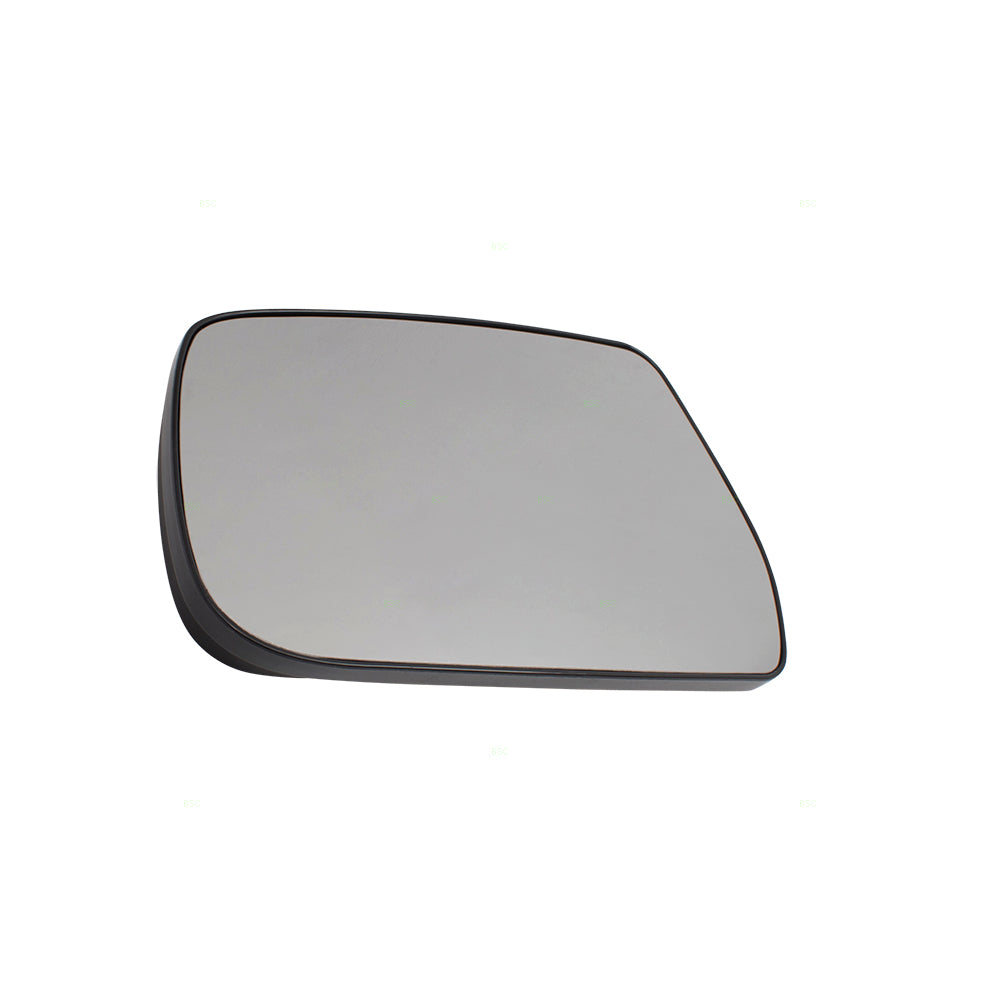 Brock Replacement Set Side Door Mirror Glass & Bases Heated Compatible with 10-14 Equinox Terrain 20873491 20873492