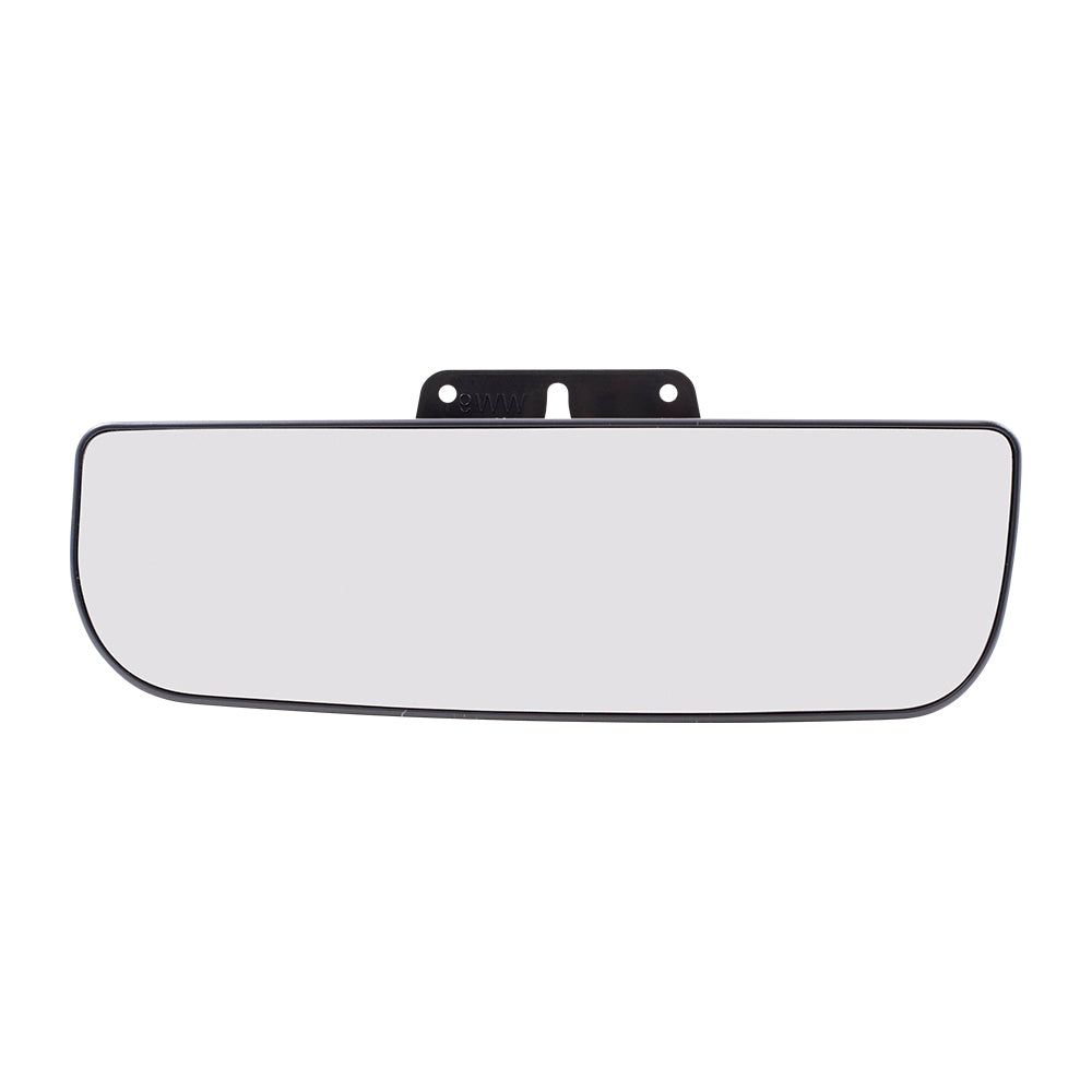 Brock Aftermarket Replacement Driver Left Lower Mirror Glass and Base Compatible With 2008-2022 Chevy Express