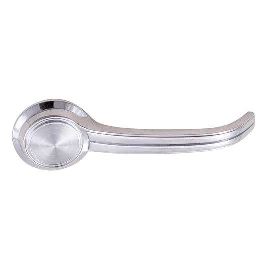 Brock Replacement Inside Chrome Door Handle Compatible with 1967 G/P Van Impala Firebird Corvette El Camino Malibu 4468414