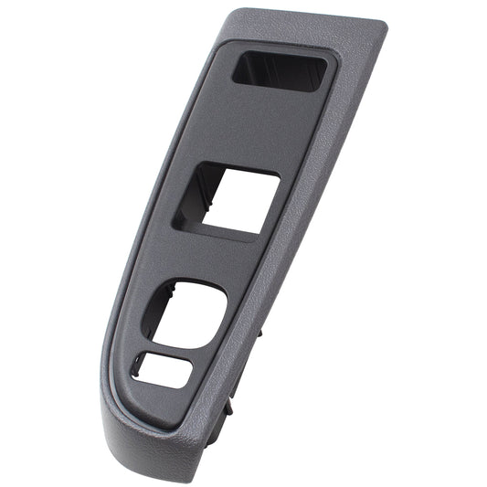 Brock Replacement Power Window Master Switch Dark Gray Trim Bezel Compatible with 03-06 Silverado Sierra Regular & Extended Cab 07 Classic Pickup Truck 89045124