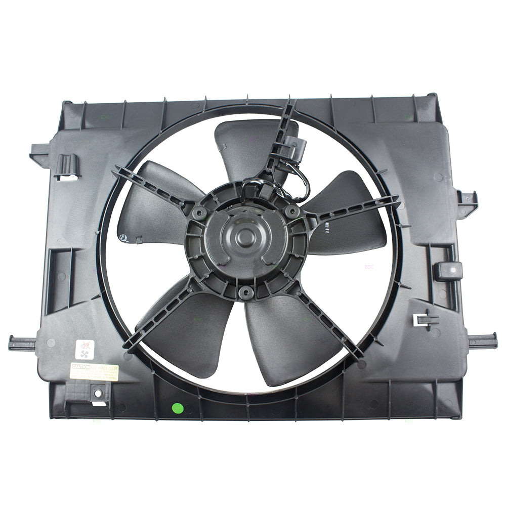 Brock Replacement Radiator Cooling Fan Motor Assembly Compatible with 2006-2011 HHR 2.2L 2.4L 15817306 GM3115200