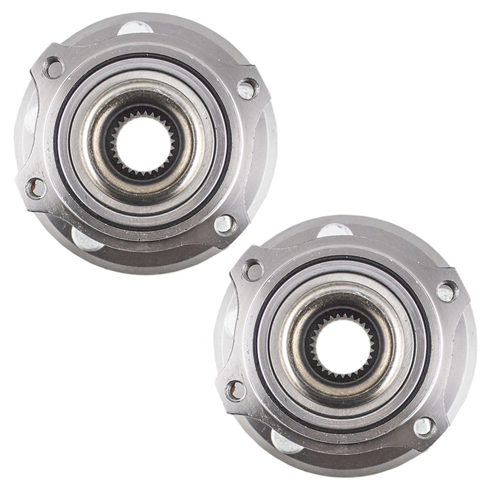 Brock Replacement Pair Set Rear Wheel Hub Bearings Compatible with 300 Challenger Charger Magnum 4779572AB