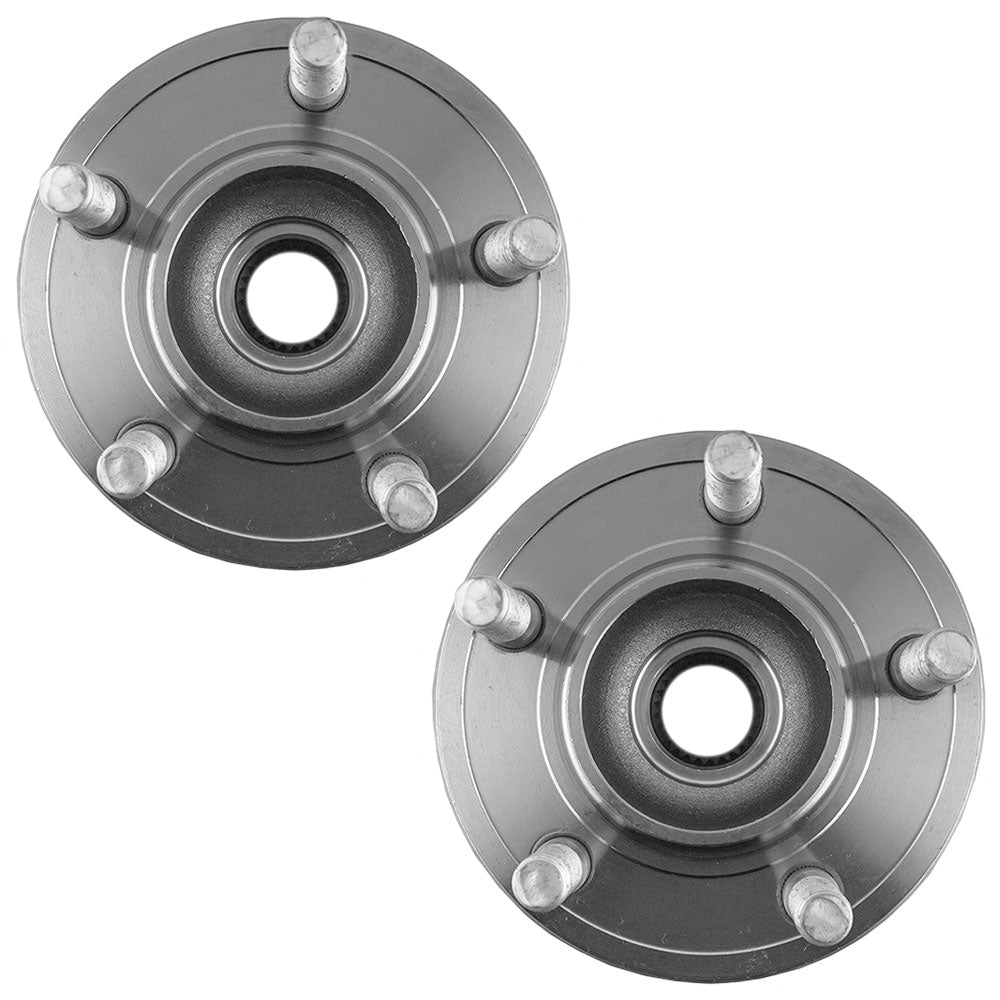 Brock Replacement Pair Set Rear Wheel Hub Bearings Compatible with 300 Challenger Charger Magnum 4779572AB