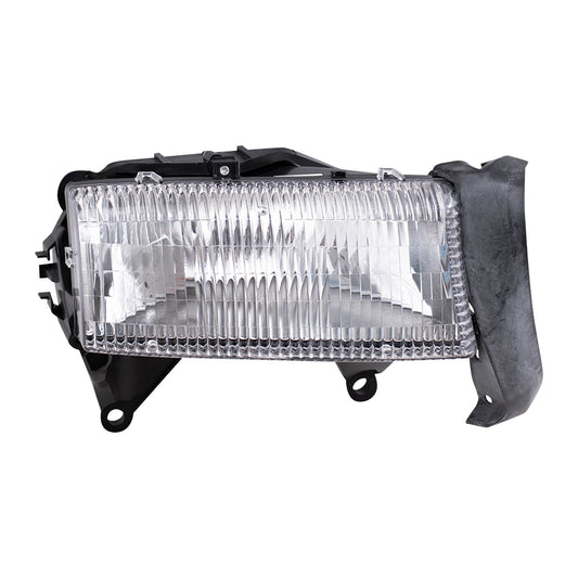 Brock Replacement Passenger Headlight Compatible with 1997-2004 Dakota 1998-2003 Durango 55055170AE