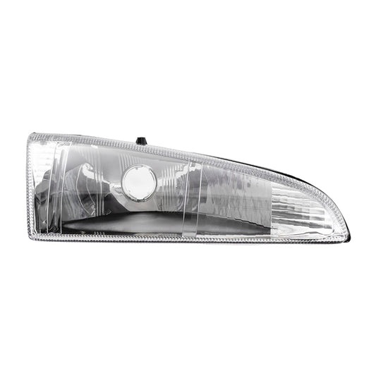 Brock Replacement Passenger Vertical Lined Headlight Lens with Mounting Bracket Compatible with 1993-1997 Intrepid 4778256