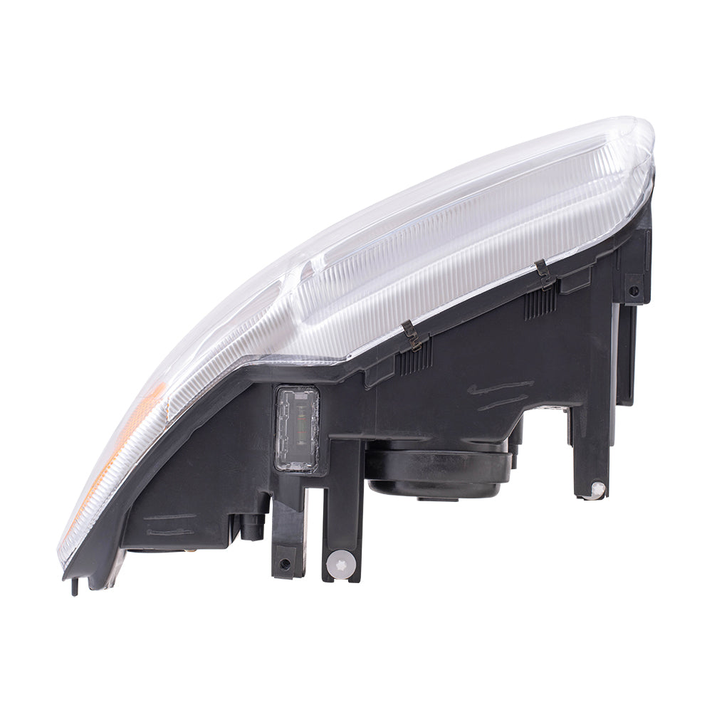 Brock Replacement Driver Headlight Compatible with 1996-2000 Sebring Convertible 5263987AB