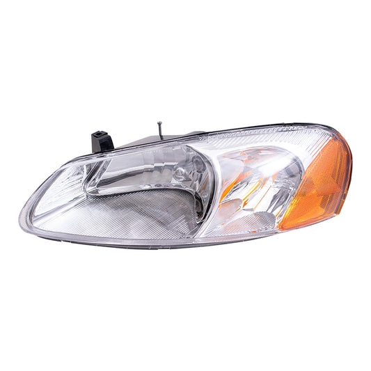 Brock Replacement Driver Headlight Compatible with Sebring Stratus 4805821AA