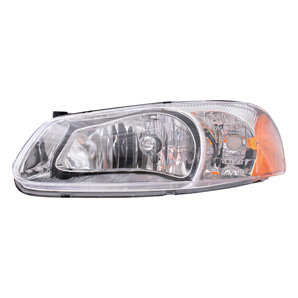 Brock Replacement Driver Headlight Compatible with Sebring Stratus 4805821AA