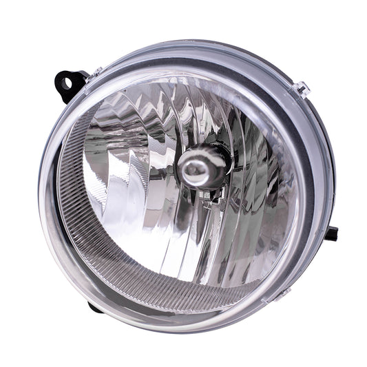 Brock Replacement Driver Halogen Headlight Compatible with 2005-2007 Liberty 55157141AA