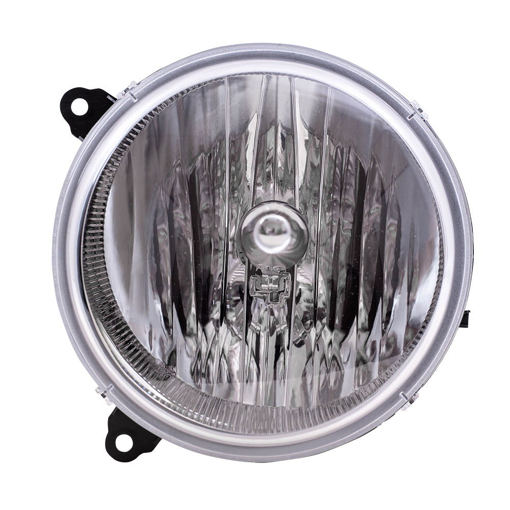 Brock Replacement Driver Halogen Headlight Compatible with 2005-2007 Liberty 55157141AA