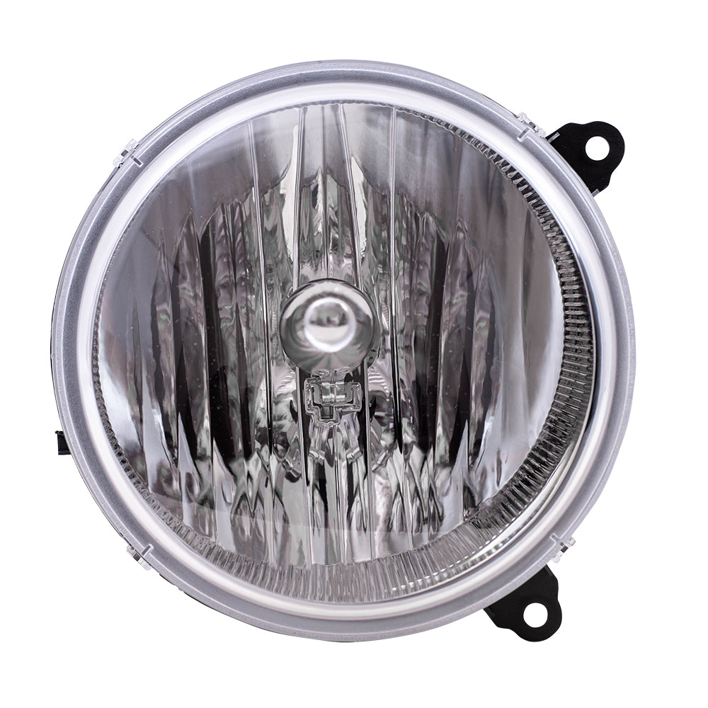 Brock Replacement Passenger Halogen Headlight Compatible with 2005-2007 Liberty 55157140AA