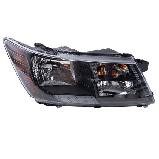 Brock 2221-0089R Passenger Side Right Halogen Combination Headlight Assembly Compatible with 2009-2020 Dodge Journey