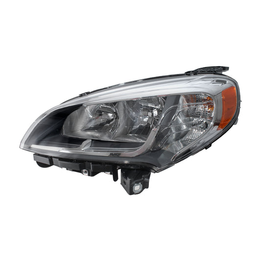 Brock 2221-0153L Driver Side Left Halogen Combination Headlight Assembly Compatible with 2015-2022 Ram ProMaster City