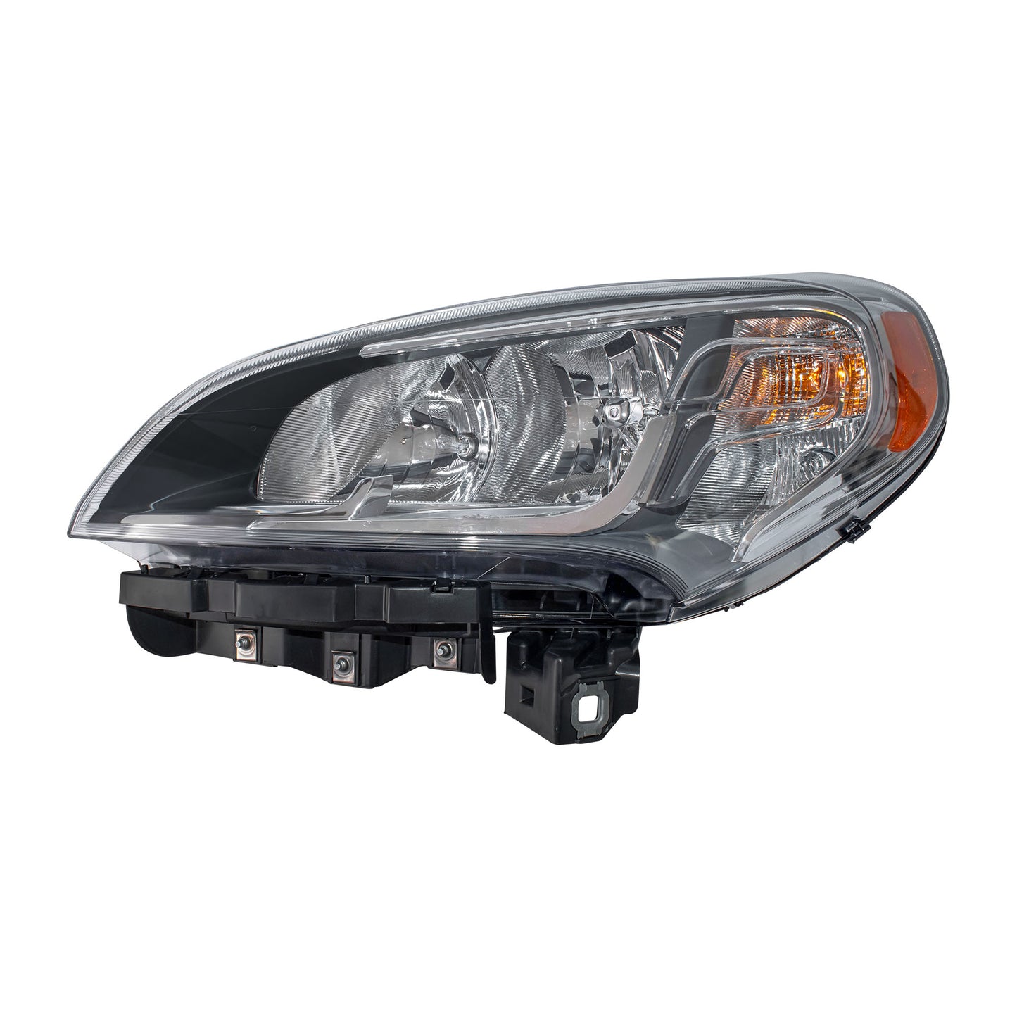 Brock 2221-0153L Driver Side Left Halogen Combination Headlight Assembly Compatible with 2015-2022 Ram ProMaster City