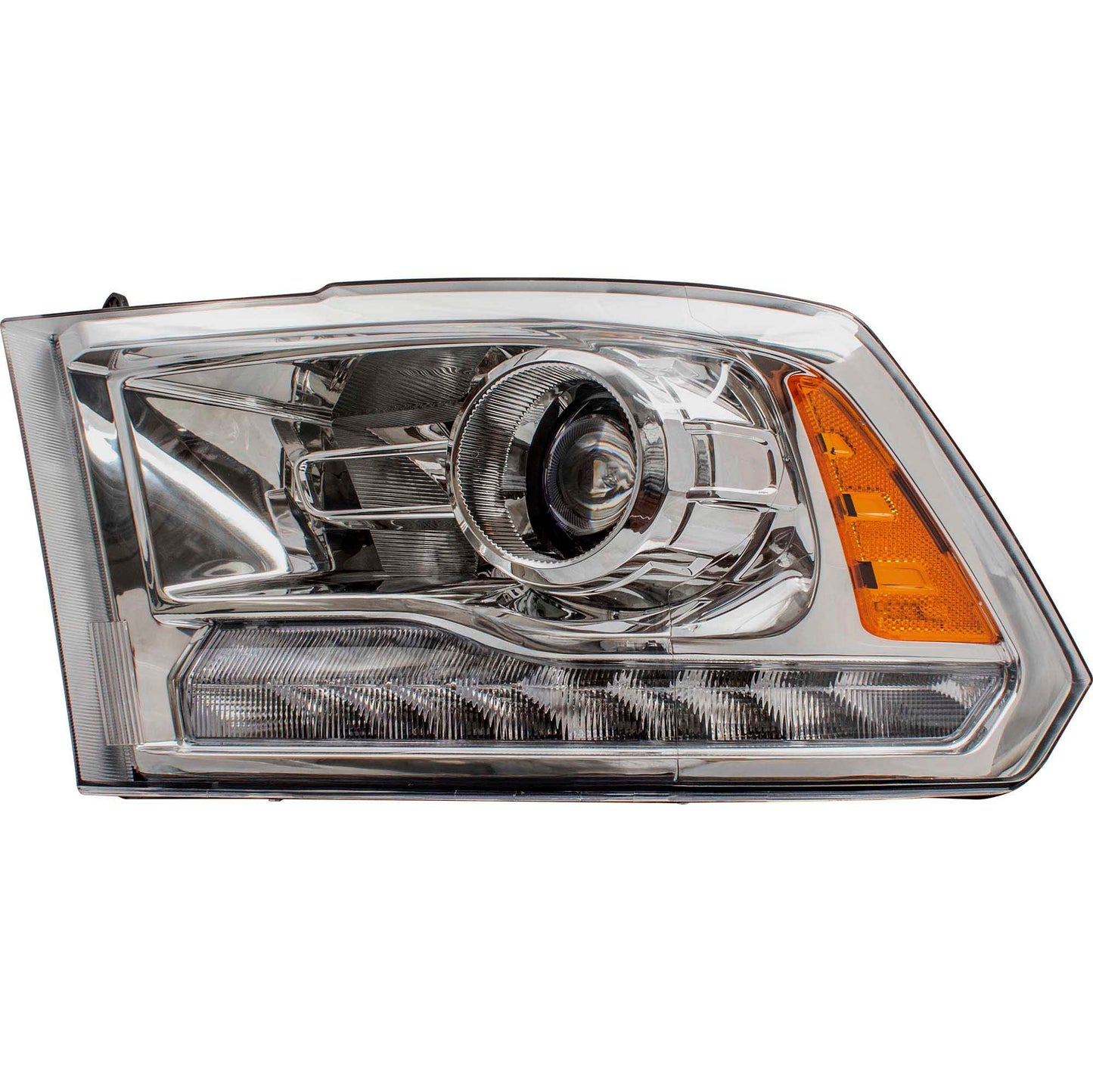 Brock Replacement Driver Halogen Headlight Project Type Compatible with 2013-2015 Pickup Truck 68093217AD