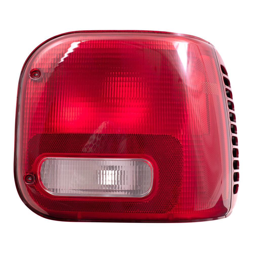 Brock Replacement Set Driver and Passenger Tail Lights Compatible with 1994-2003 B Series Van 4882685 4882684