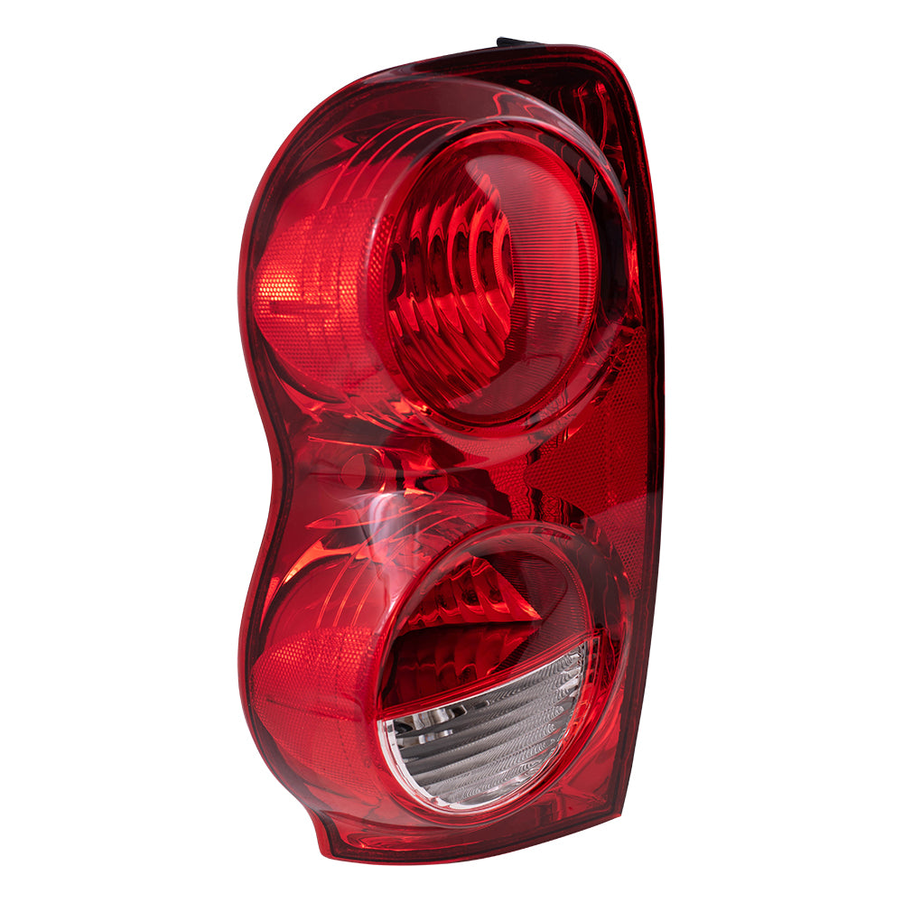 Brock Replacement Driver Tail Light Compatible with 2004-2009 Durango 5133169AI