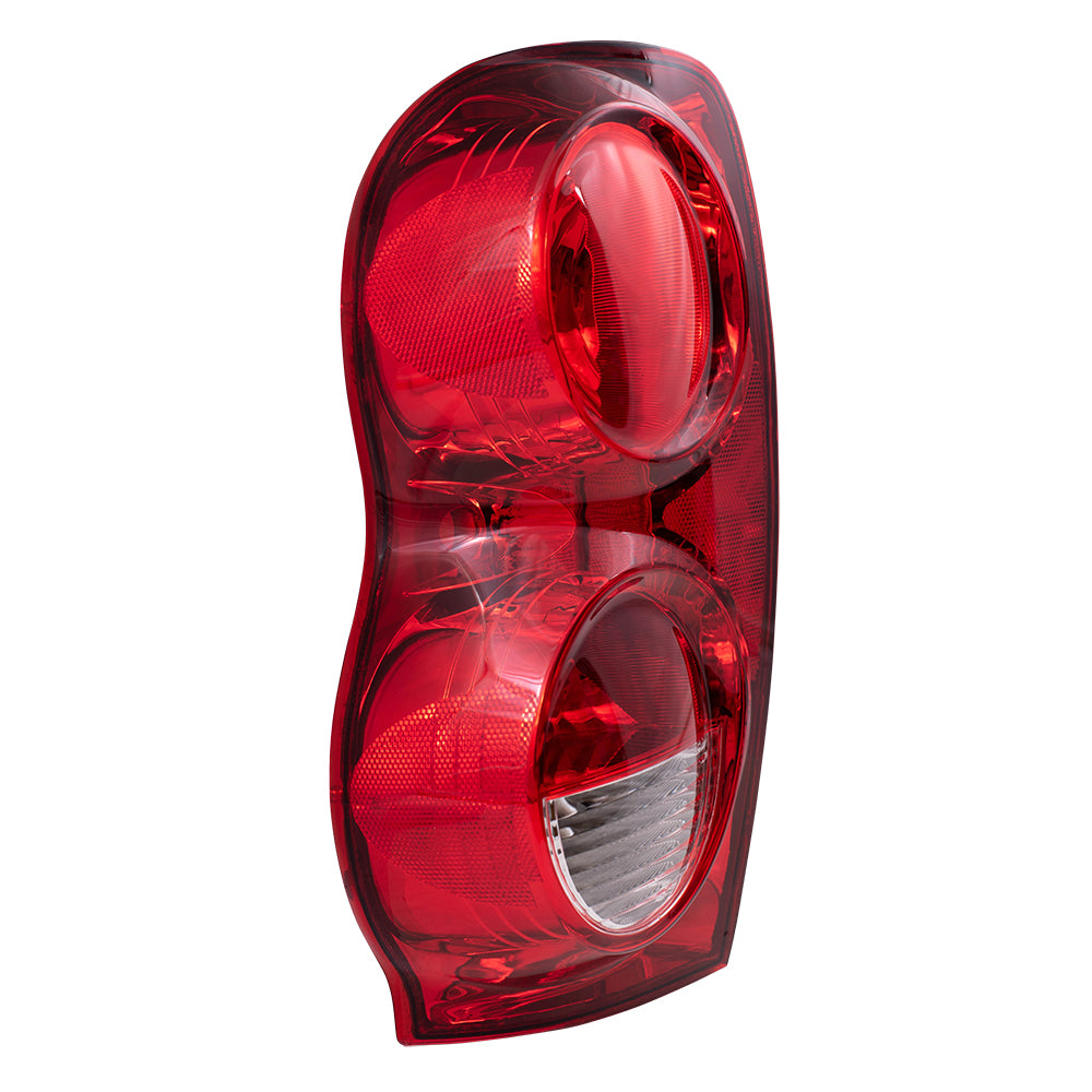 Brock Replacement Driver Tail Light Compatible with 2004-2009 Durango 5133169AI