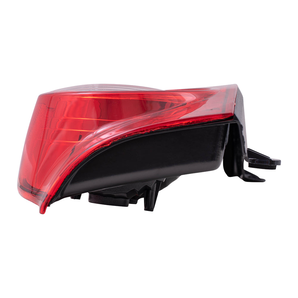 Brock Replacement Driver Tail Light Compatible with 2004-2009 Durango 5133169AI