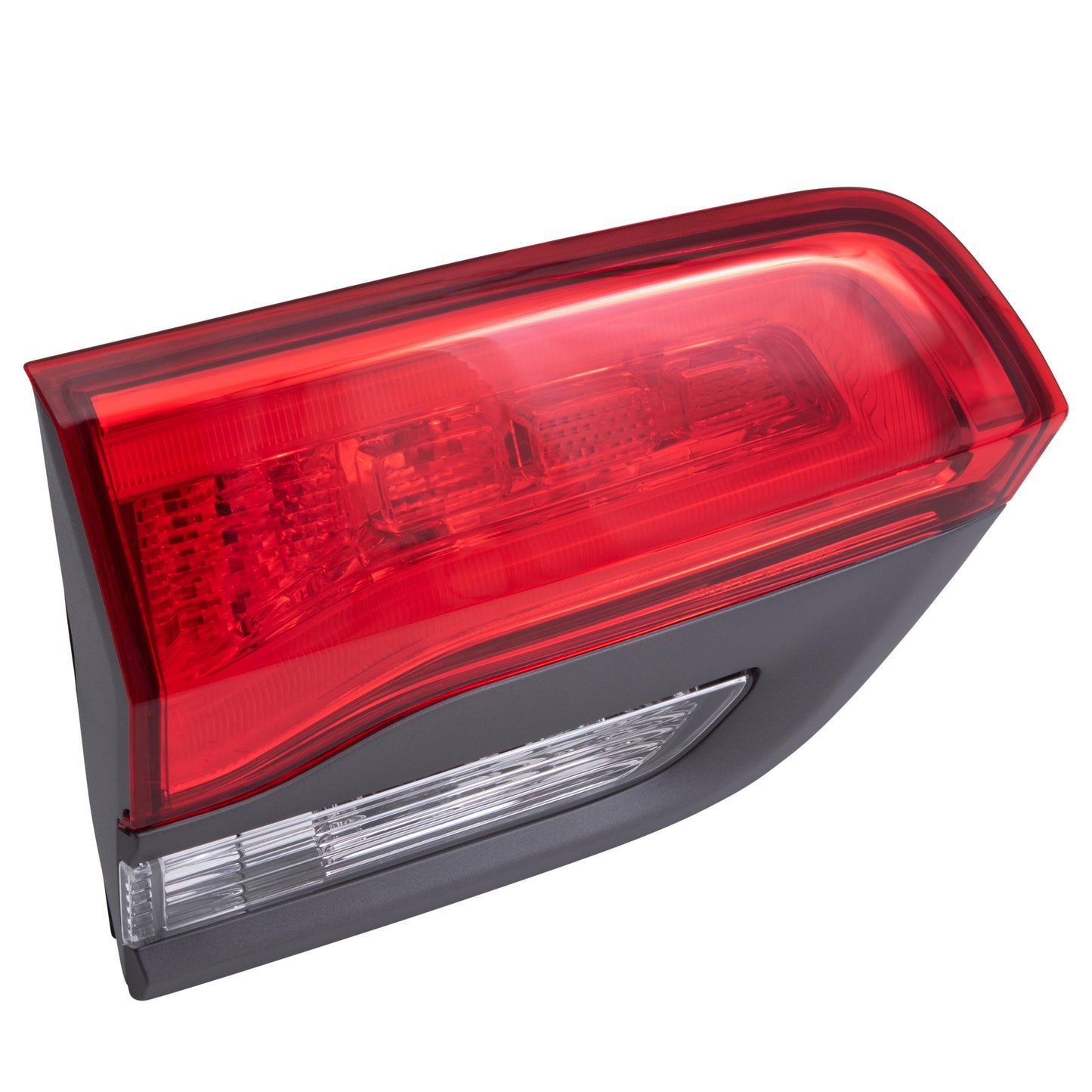 Brock 2222-0093L Driver Side Left Tailgate Mounted Tail Light with Gray Bezel Without Platinum Insert Compatible with 2014-2022 Jeep Grand Cherokee WK Altitude/Laredo/Limited/Overland/Summit