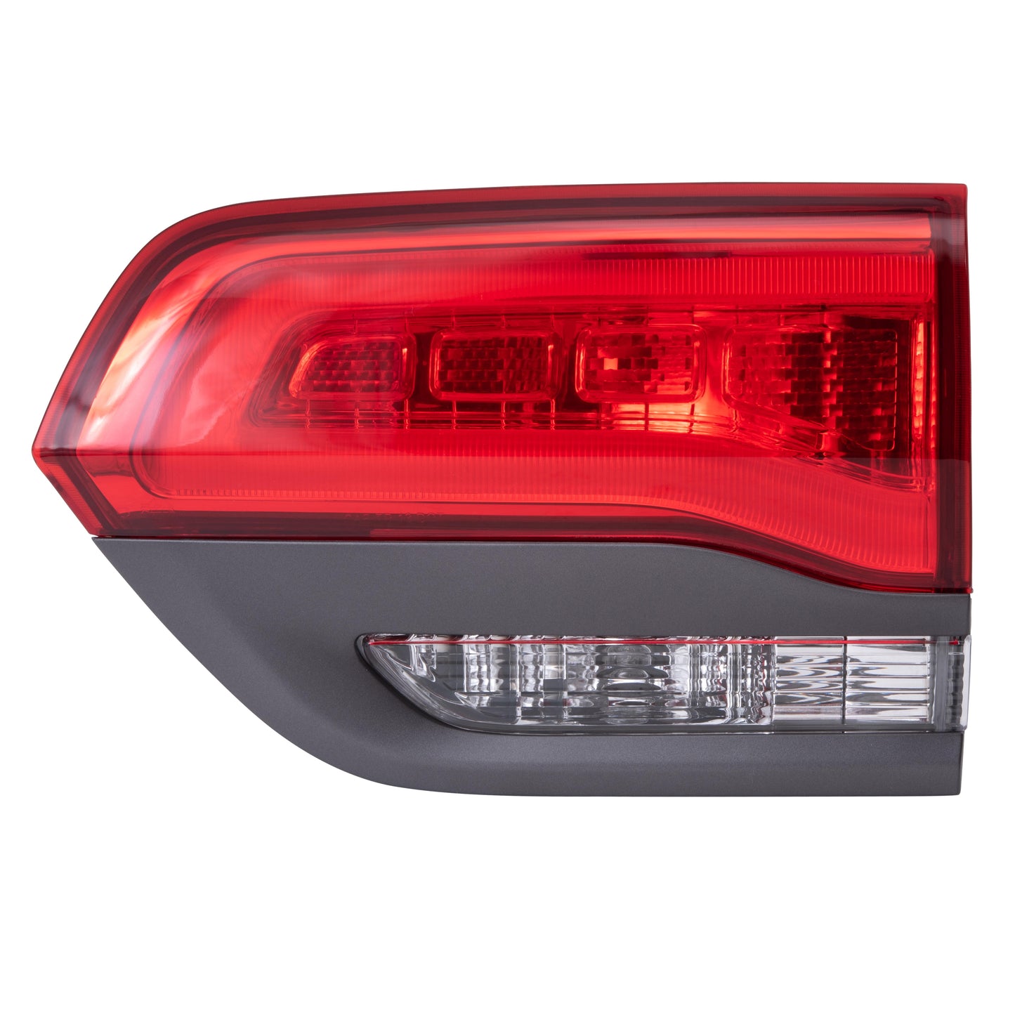 Brock 2222-0093LR Driver Side left Passenger Side Right Tailgate Mounted Tail Light with Gray Bezel Set Compatible with 2014-2022 Jeep Grand Cherokee WK Altitude/Laredo/Limited/Overland/Summit