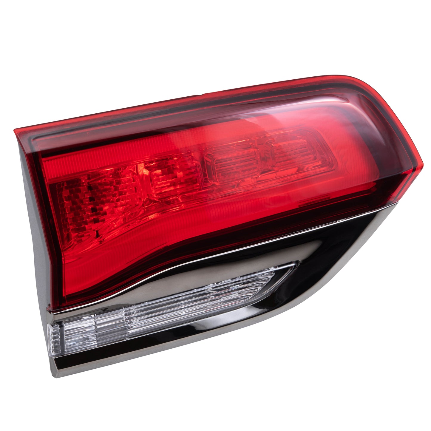 Brock 2222-0095L Driver Left Liftgate Mounted Tail Light Assembly with Silver Bezel Without Platinum Insert Compatible with 2014-2022 Jeep Grand Cherokee WK Altitude/Laredo/Limited/Overland/Summit