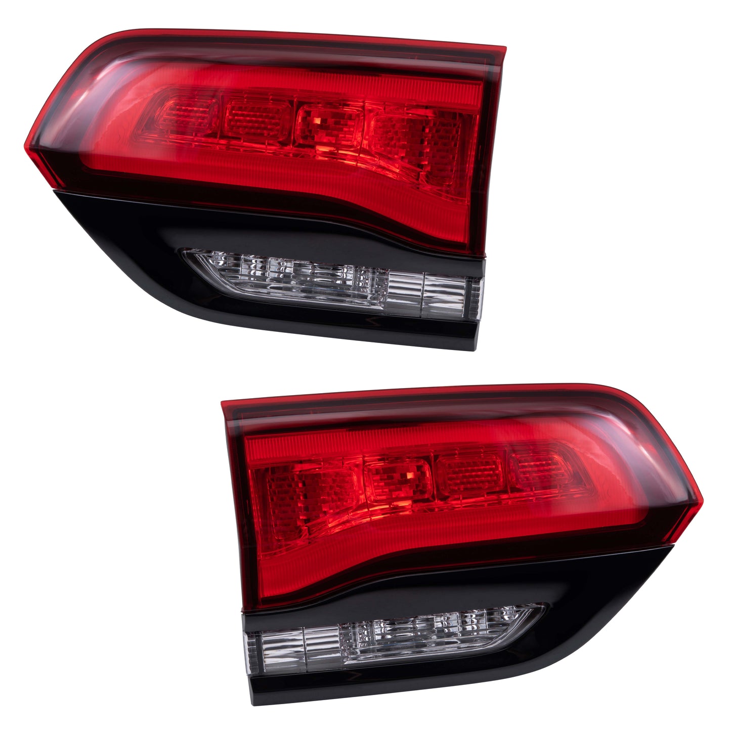 Brock 2222-0096LR Driver Left Passenger Right Liftgate Mounted Combination Tail Light Assembly Compatible with 2014-2021 Jeep Grand Cherokee SRT/Trackhawk 2022 Jeep Grand Cherokee WK SRT/Trackhawk