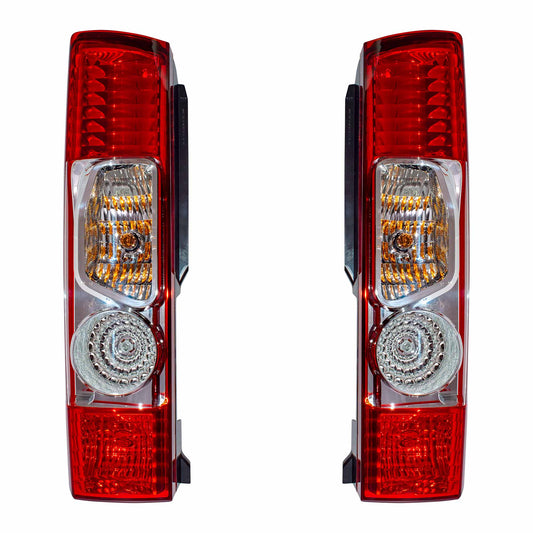 Brock 2222-0097LR Driver Left Passenger Right Combination Tail Light Assembly Set Compatible with 2014-2024 RAM ProMaster