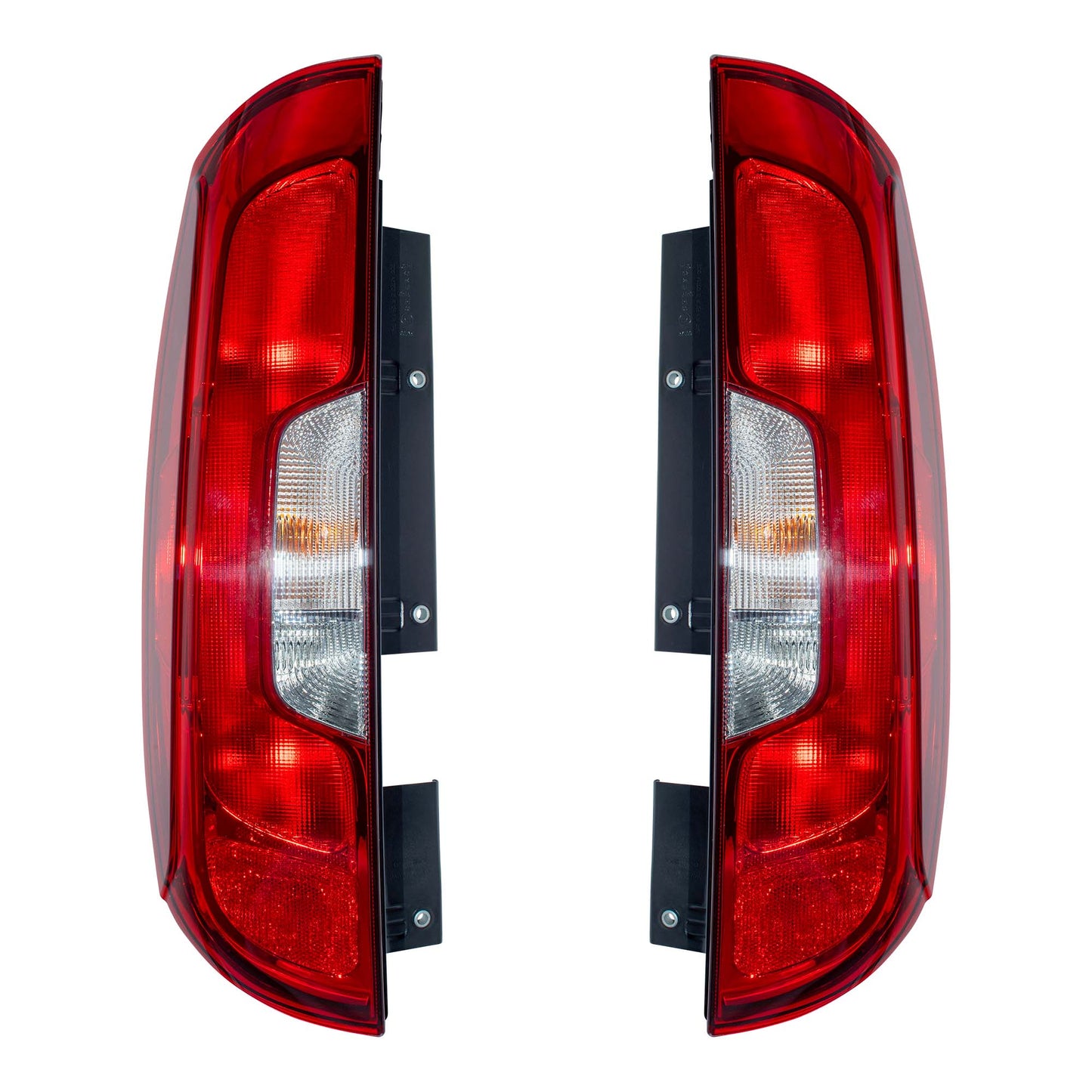 Brock 2222-0098LR Driver Left Passenger Right Combination Tail Light Assembly Set Compatible with 2014-2024 RAM ProMaster City