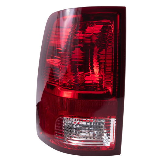 Brock 2222-0552L Driver Left Combination Tail Light Unit Standard Type Compatible with 2009-2010 Dodge RAM 1500 2010 Dodge RAM 2500/3500 2011-2018 RAM 1500/2500/3500 2019-2023 RAM 1500 Classic