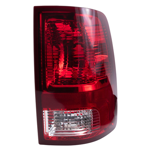 Brock 2222-0552R Passenger Right Combination Tail Light Unit Standard Type Compatible with 2009-2010 Dodge RAM 1500 2010 Dodge RAM 2500/3500 2011-2018 RAM 1500/2500/3500 2019-2023 RAM 1500 Classic