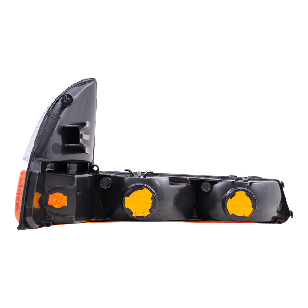 Brock Replacement Driver Park Signal Corner Marker Light Compatible with 1998-2004 Dakota 1998-2003 Durango 55055173AD