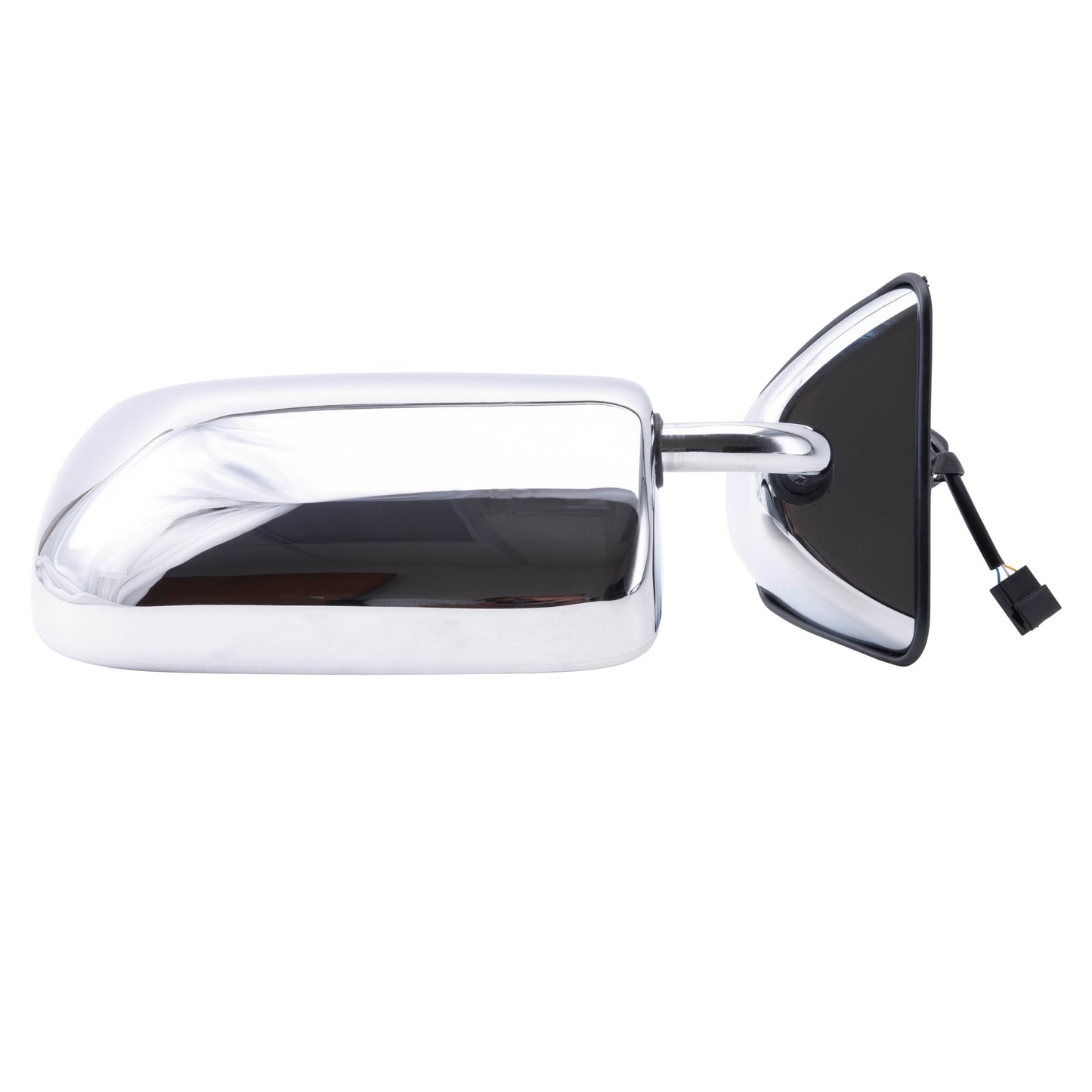 Replacement Drivers Power Side View Chrome 6x9 Mirror Compatible with 1988-1993 Ram Pickup Truck Ramcharger 55154669