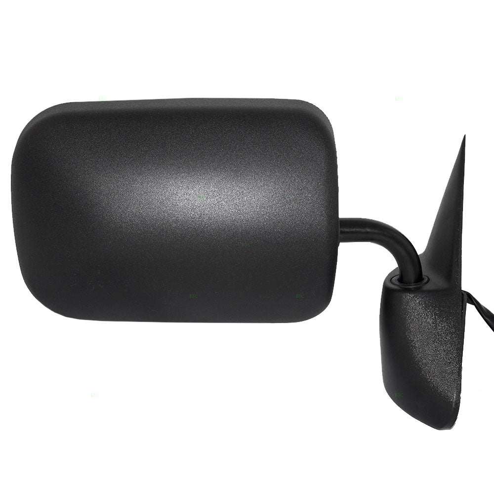 Brock Replacement Passenger Side Power Mirror Textured Black Compatible with 1994-1997 1500/2500/3500