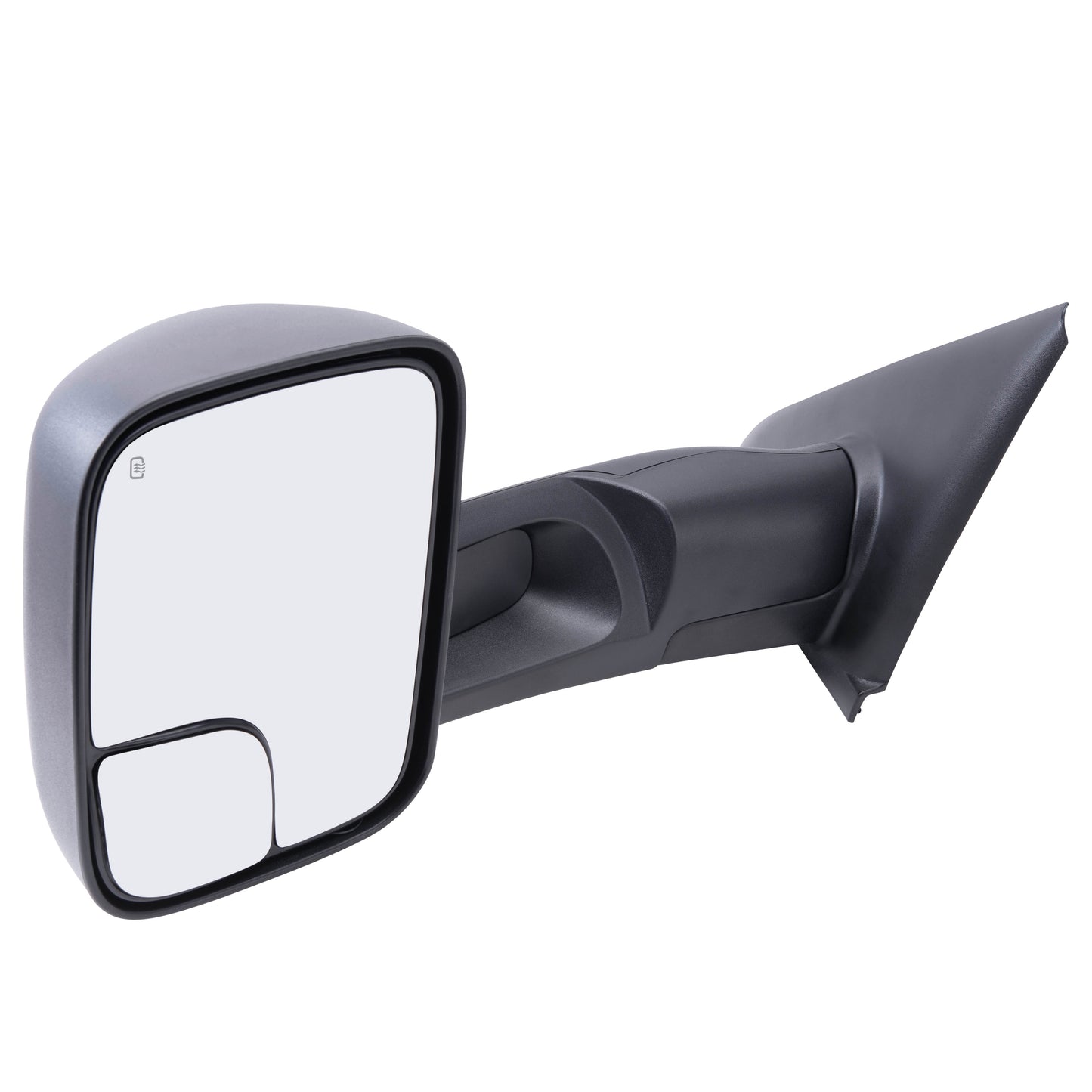 Replacement Driver Power Side Trailer Tow Mirror Heated 7x10 Flip Up Compatible with 2002-2010 Ram Pickup Truck 55077445AO CH1320228