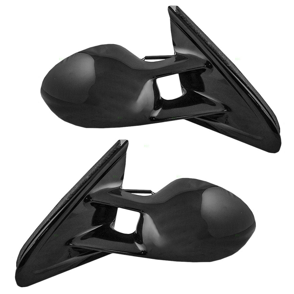 Replacement Set Driver and Passenger Power Side View Mirrors Heated Compatible with 1995-2000 Stratus Cirrus 4646309 4646308